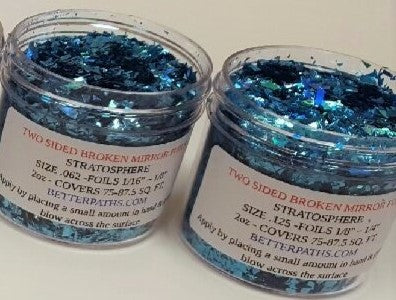 Two Sided Broken Mirror Foils