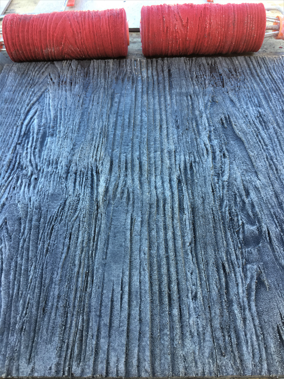 Concrete Stamping Set - Complete Concrete Texture Roller & Stamp Set, 46 Concrete Wood Texture Tools