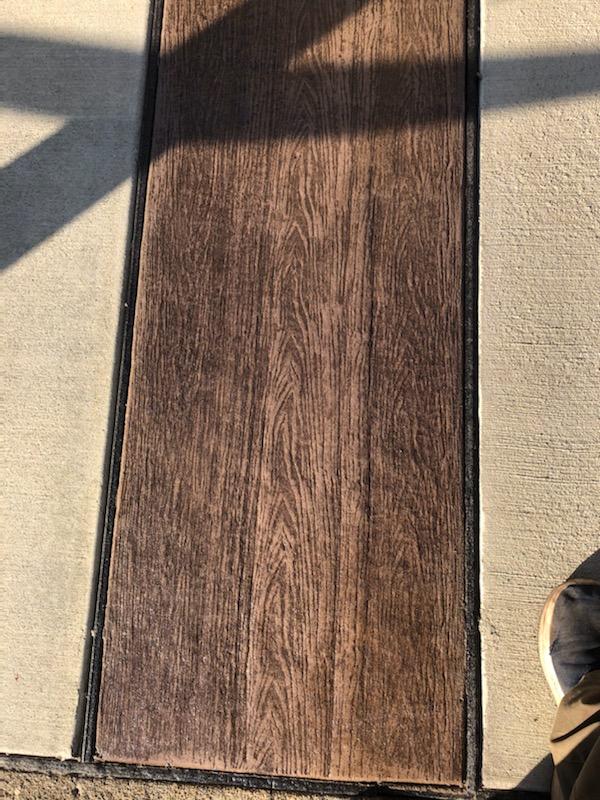Concrete Texture Rollers - Medium Wood Grain Concrete Texture Roller