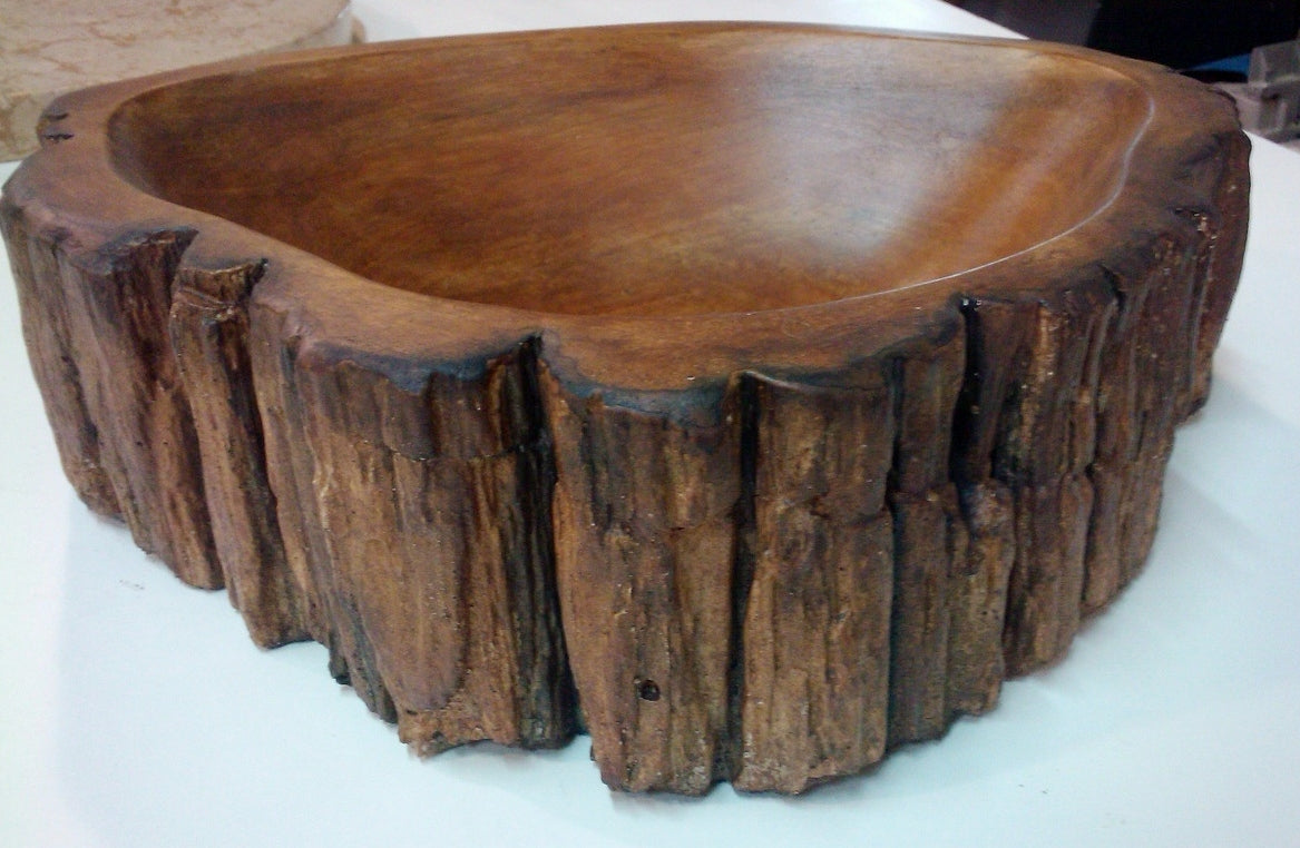 Concrete Sink Molds - Petrified Wood Sink Designs