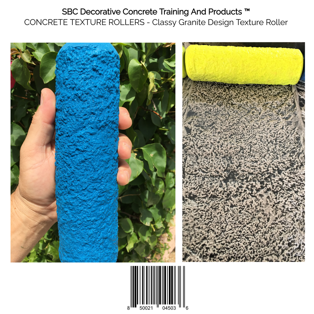 Concrete Texture Rollers - Classy Granite Design Texture Roller