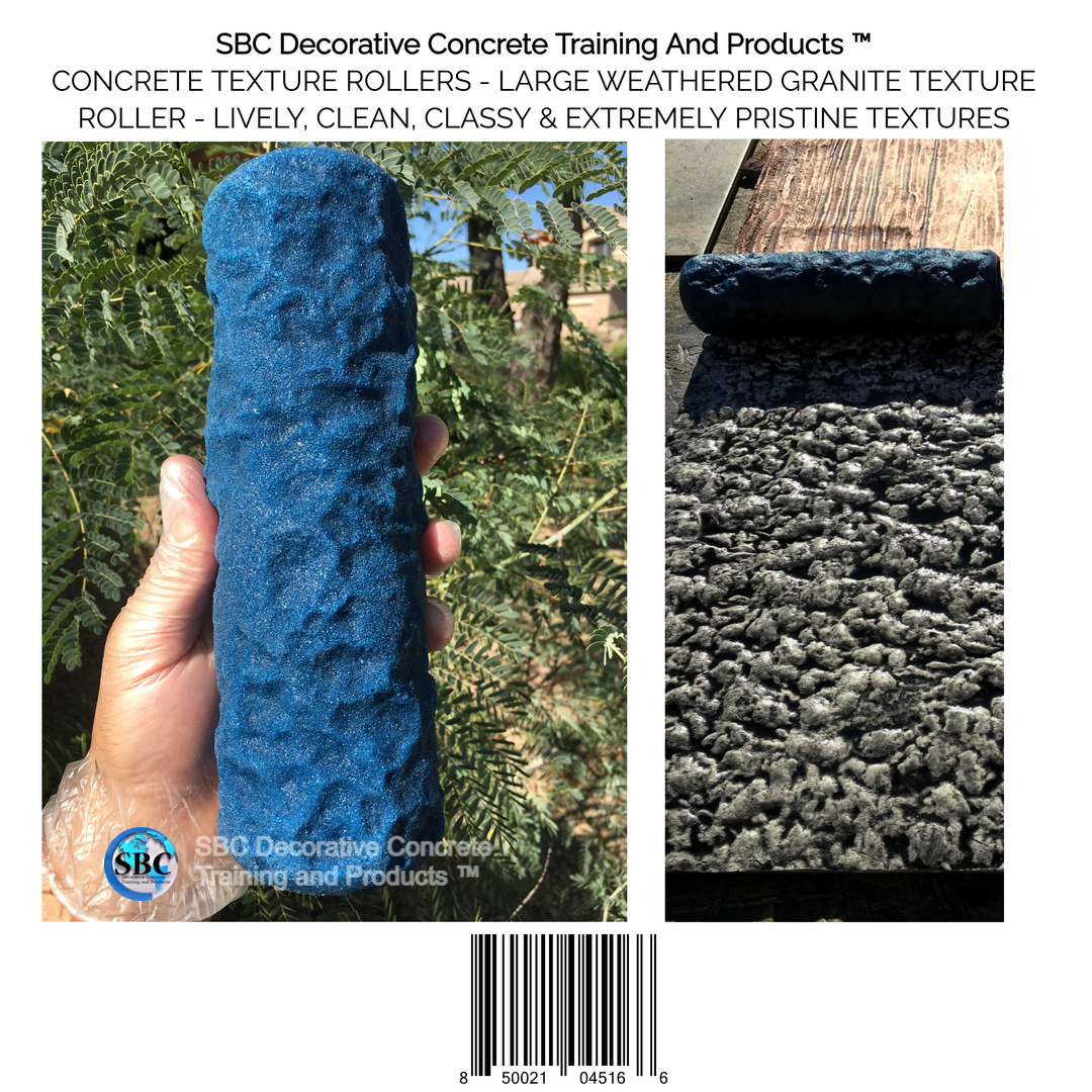 Concrete Texture Rollers- Pro Concrete Texture Roller Kit