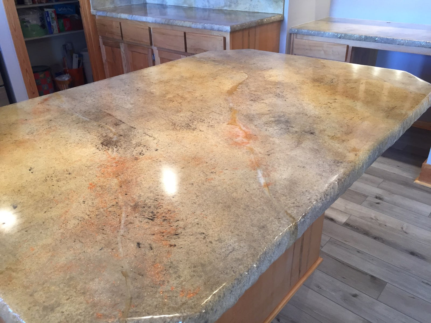 Concrete Countertop Edge Form Liners - Chiseled Edge Deluxe, 2" Wide X Approximately 7', 9.5" Length