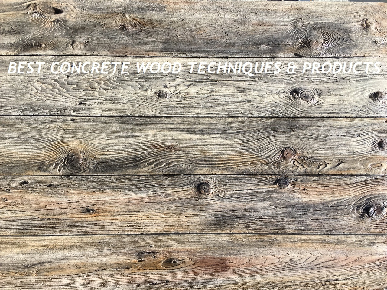 Concrete Texture Rollers - Best Concrete Wood Texture Roller Kit, 4 Unique Rollers With Very Unique Wood Designs
