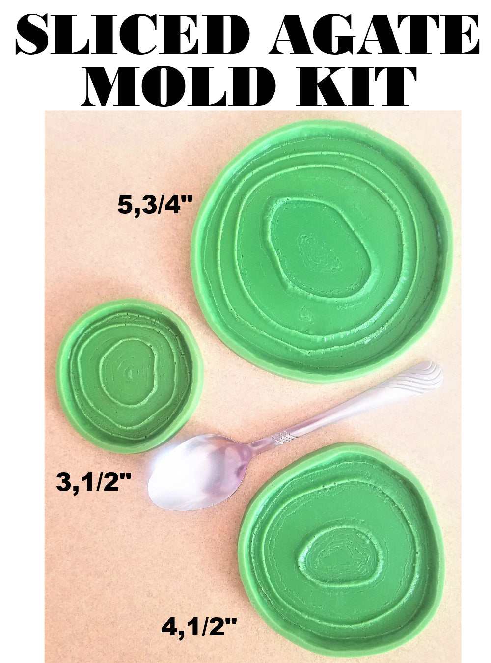 Sliced Agate Epoxy Resin Mold Kit