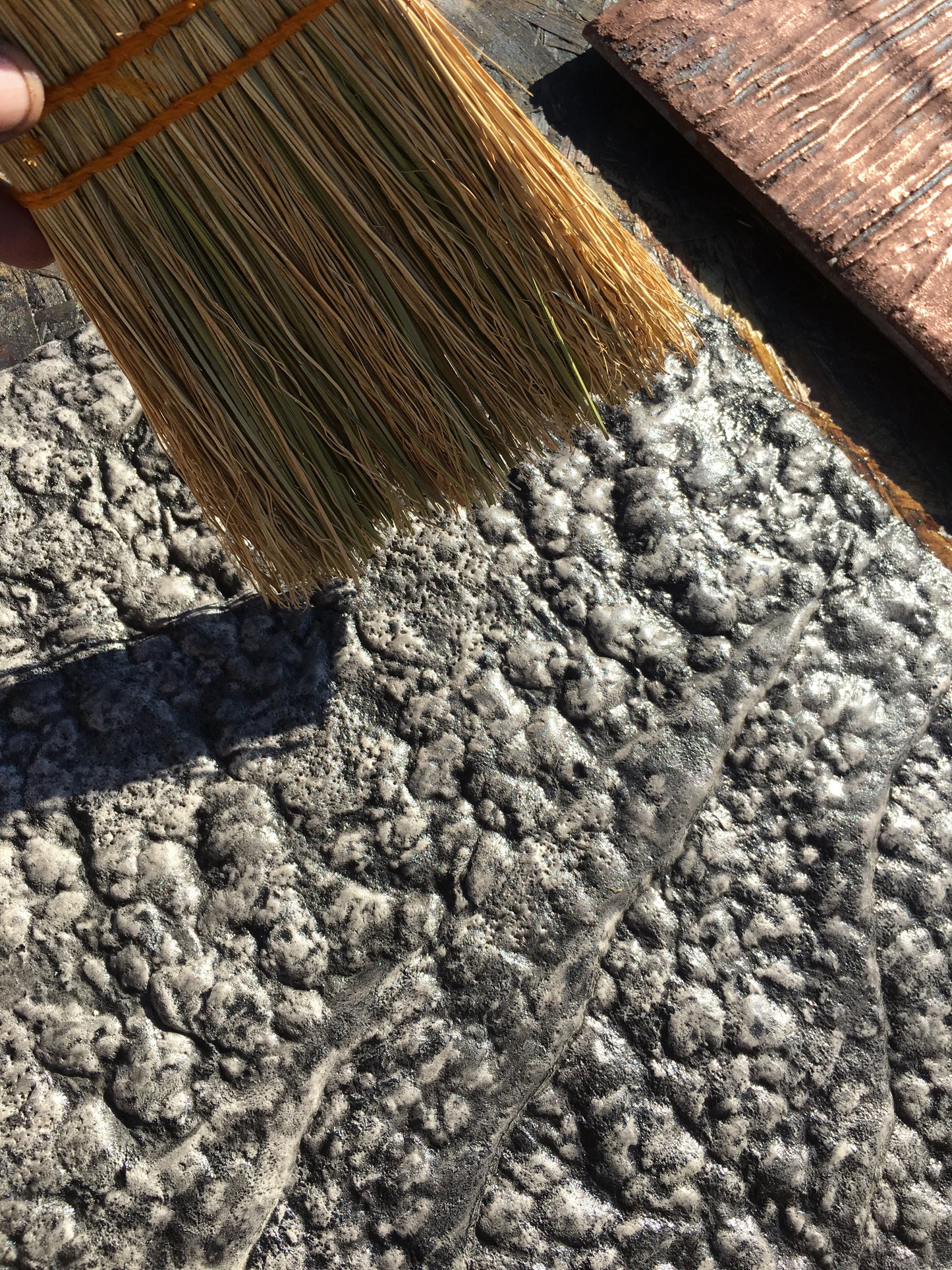 Concrete Texture Rollers - Large Weathered Granite Texture Roller - Lively, Clean, Classy & Extremely Pristine Textures