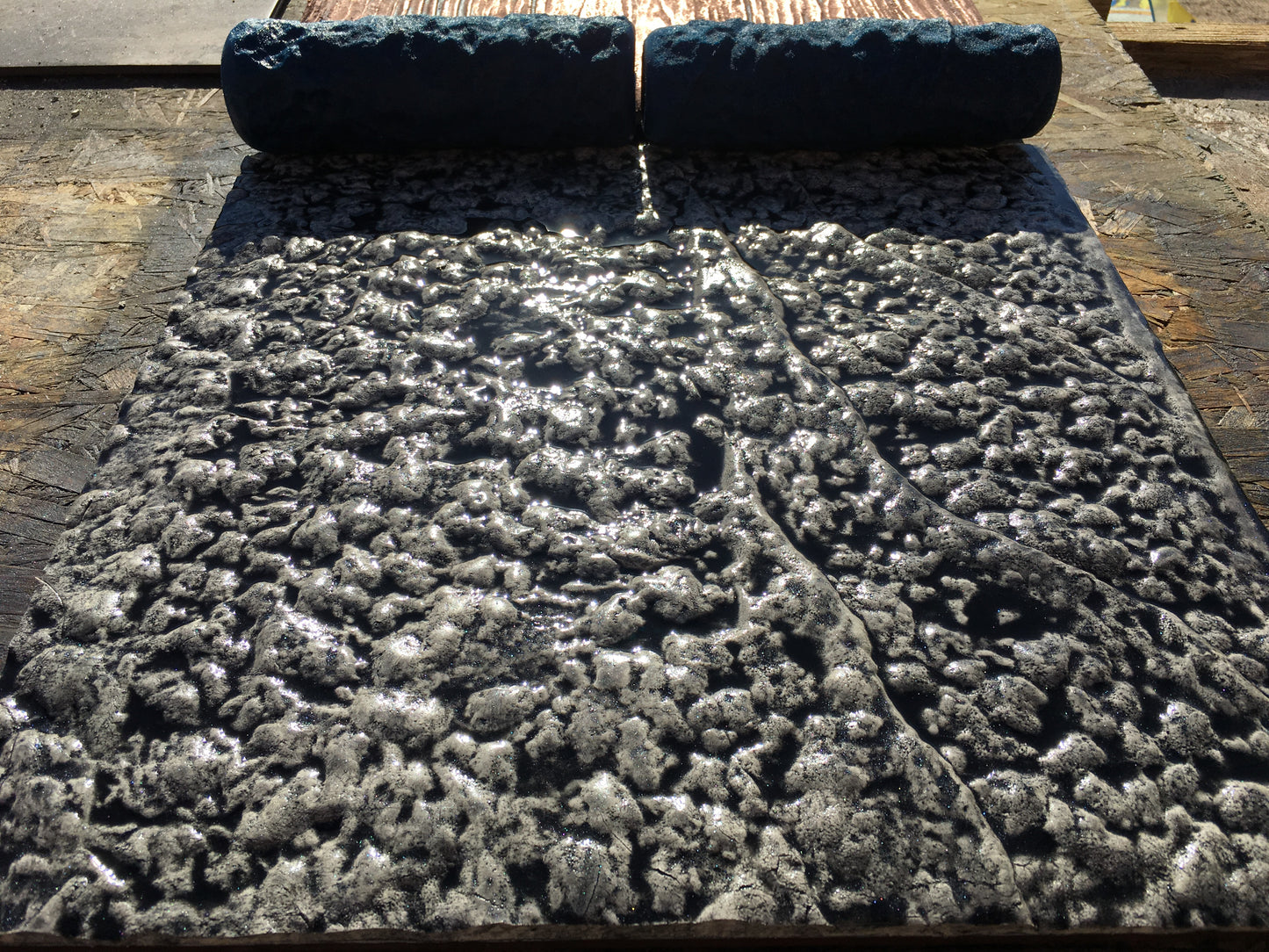 Concrete Texture Rollers - Large Weathered Granite Texture Roller - Lively, Clean, Classy & Extremely Pristine Textures