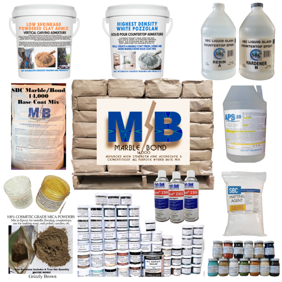 DECORATIVE CONCRETE MATERIALS FOR ALL PROJECTS