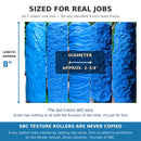 Concrete Texture Rollers-Best masonry texture roller Pro Kit-5 Rollers, 4 Stamps-Use For Forming Concrete Into Realistic Stone Textures