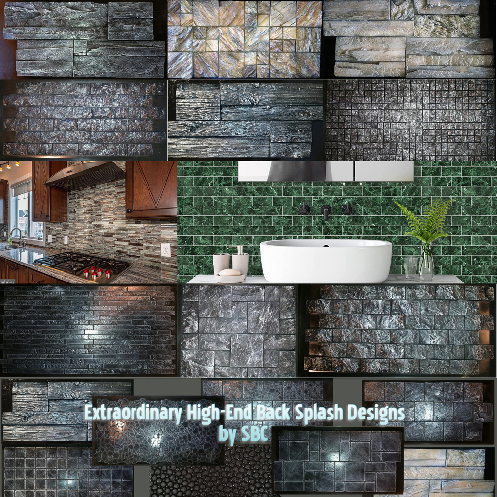 Curated visual reference: Visual Reference: Concrete Wall Panel Mold Sets For Backsplashes Retaining Walls Outdo