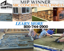 Large Concrete Panel Molds, For Creating Large Water Walls, Retaining Walls, 3'x4' Molds