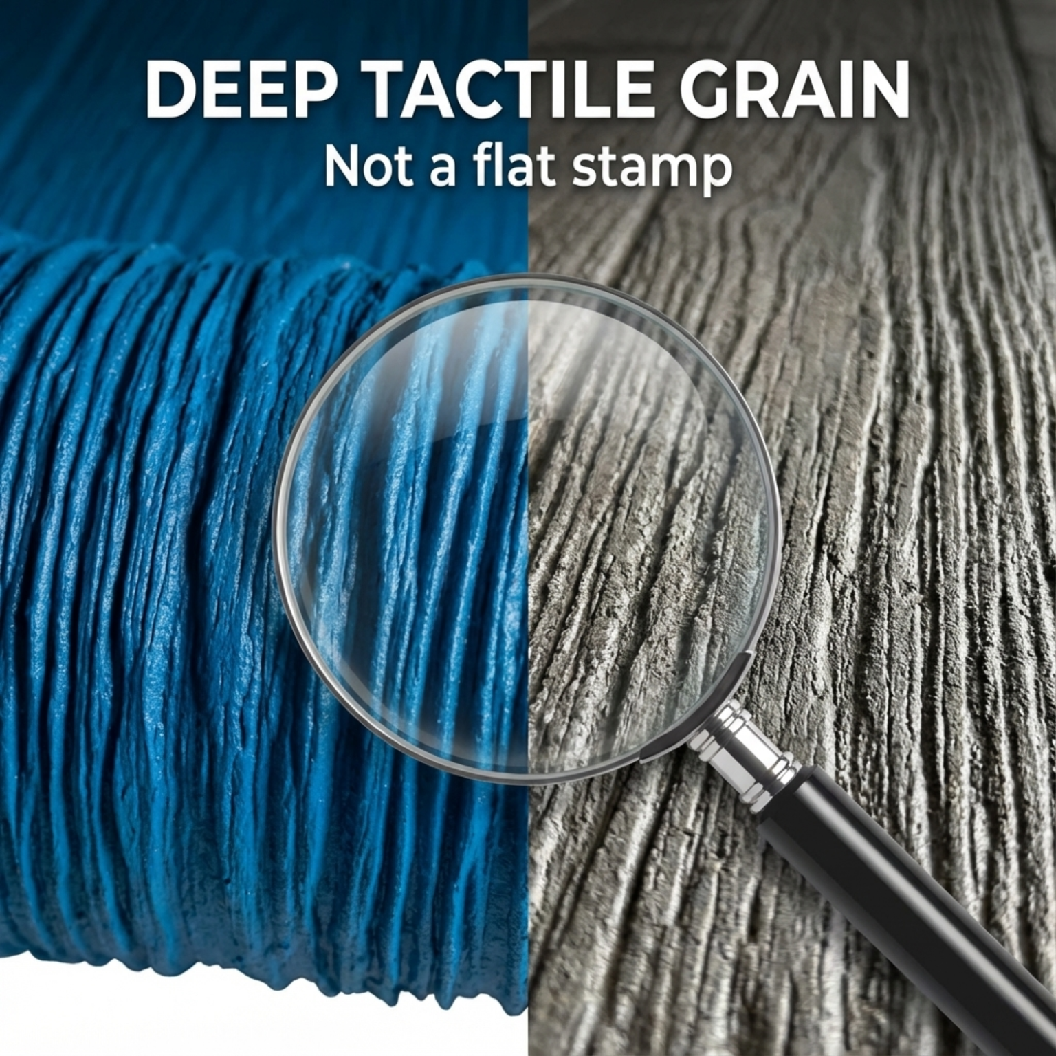 Concrete Texture Rollers - The Exquisite Barnwood Concrete Texture Roller - Creates The Most Pristine Wood Textures!