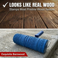 Concrete Texture Rollers - The Exquisite Barnwood Concrete Texture Roller - Creates The Most Pristine Wood Textures!