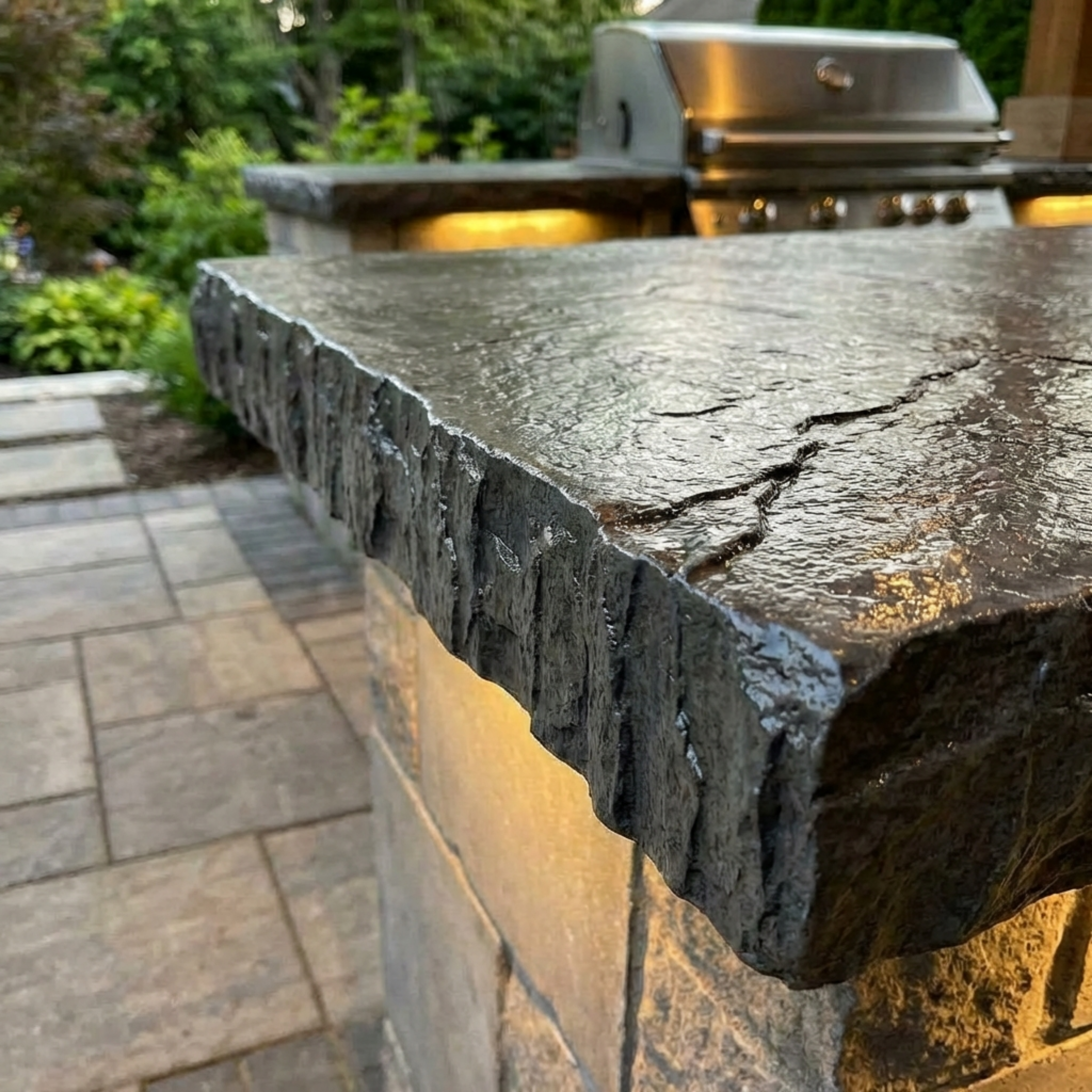 Concrete Masonry Form Stamp Set, 2 Stamps, 7.5"x5.5" & 6"x5"