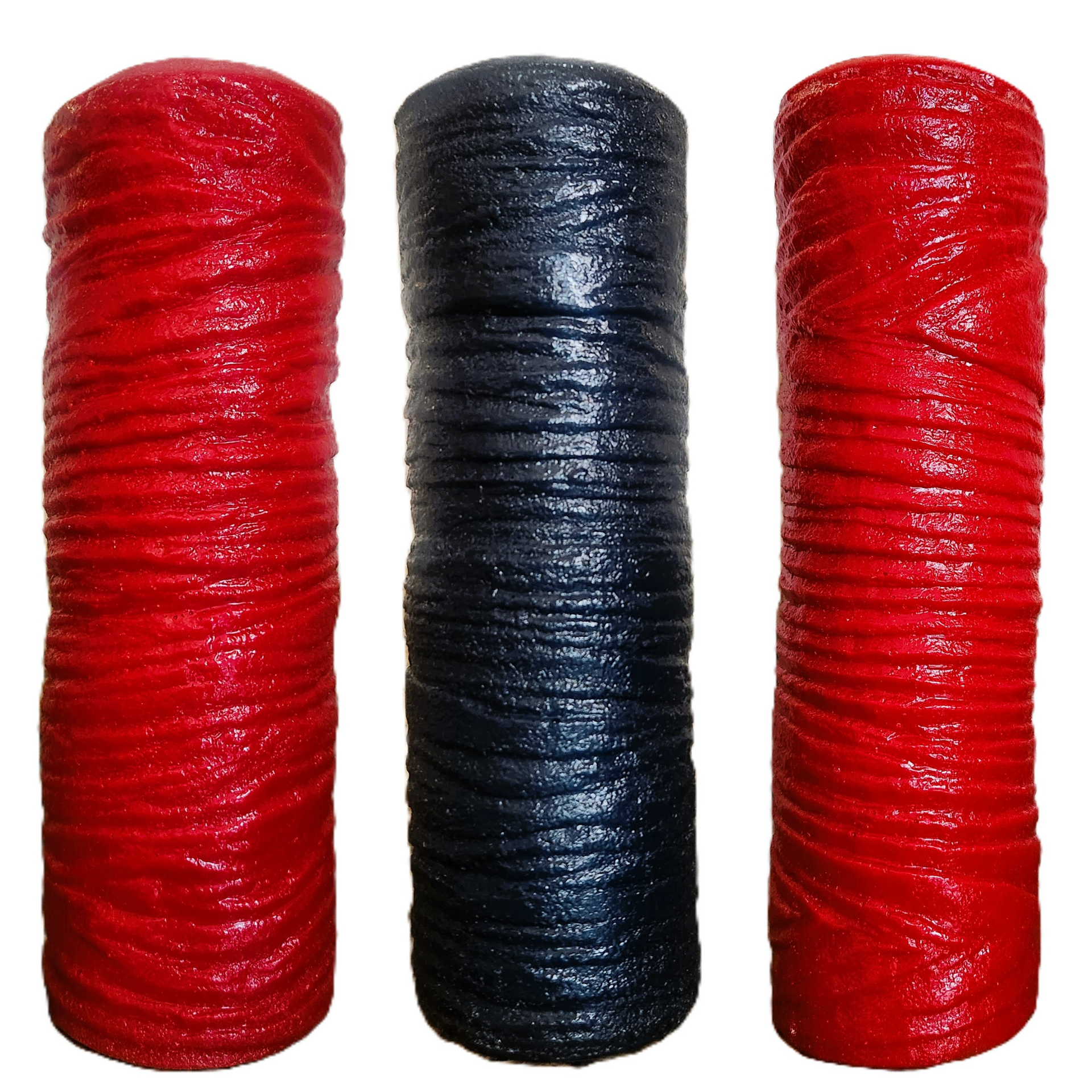 Best Barnwood Concrete Stamp Roller Set, Superior Walnut, Reclaimed Oak, Royal Cathedral Premium Must Have 3 Roller Set