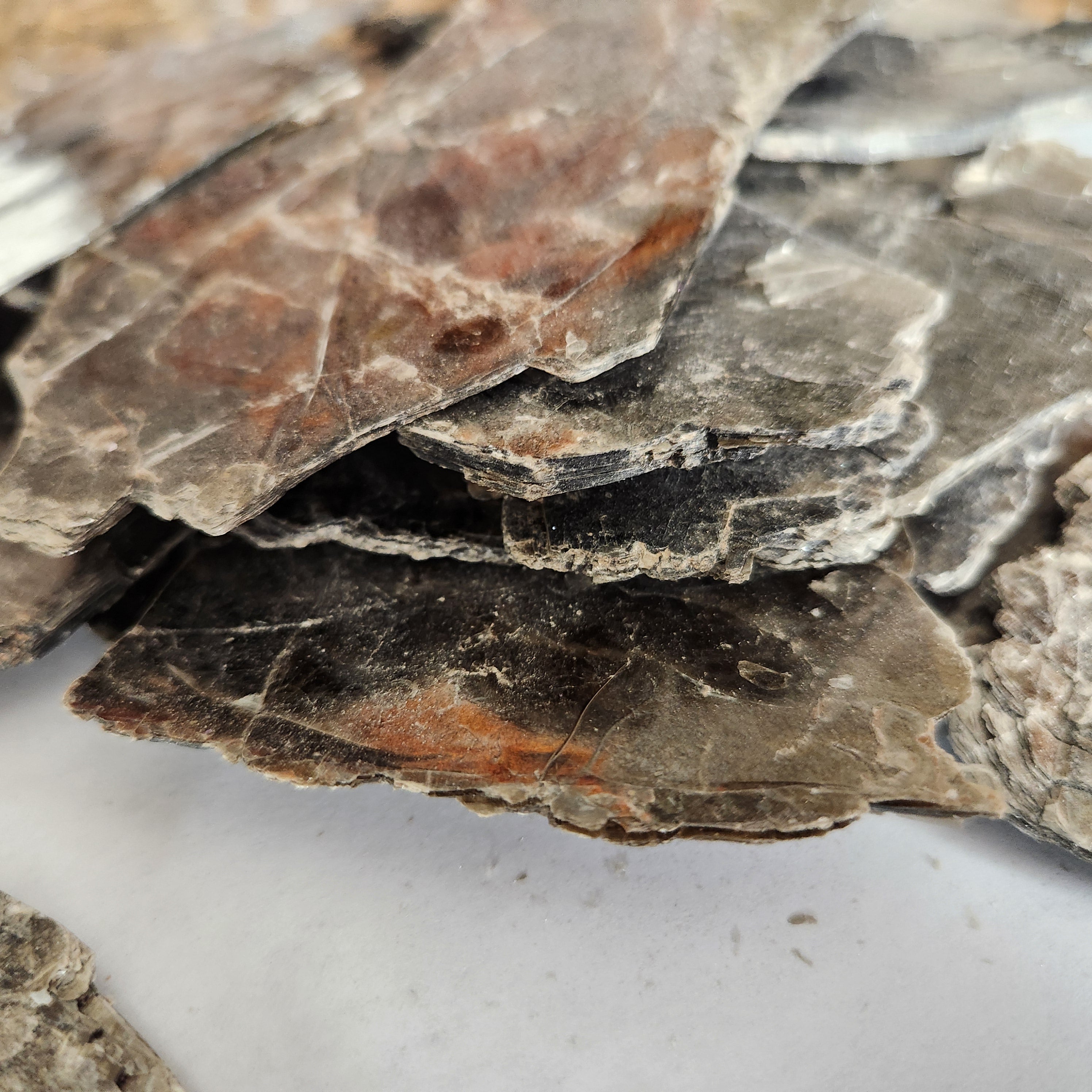 Black Granite Mica Flakes - Large, 1, 1/2" up to 5"