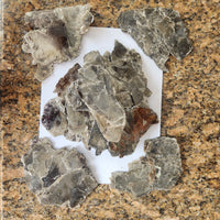 Black Granite Mica Flakes - Large, 1, 1/2" up to 5"