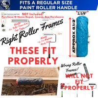 Concrete Texture Rollers–The "Original" Weathered Flagstone Texture Roller