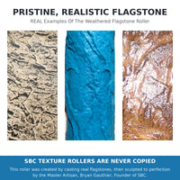 Concrete Texture Rollers–The "Original" Weathered Flagstone Texture Roller
