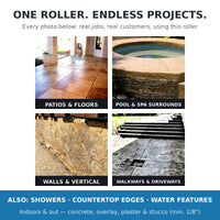 Concrete Texture Rollers–The "Original" Weathered Flagstone Texture Roller