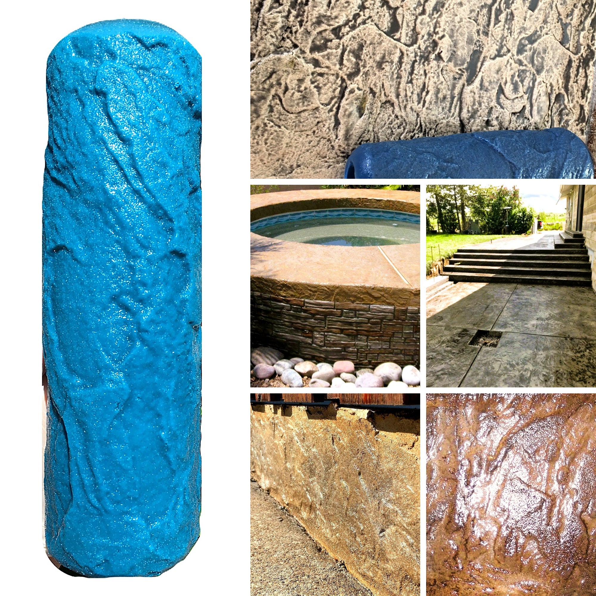 Concrete Texture Rollers–The "Original" Weathered Flagstone Texture Roller