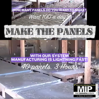 Large Concrete Panel Molds, For Creating Large Water Walls, Retaining Walls, 3'x4' Molds
