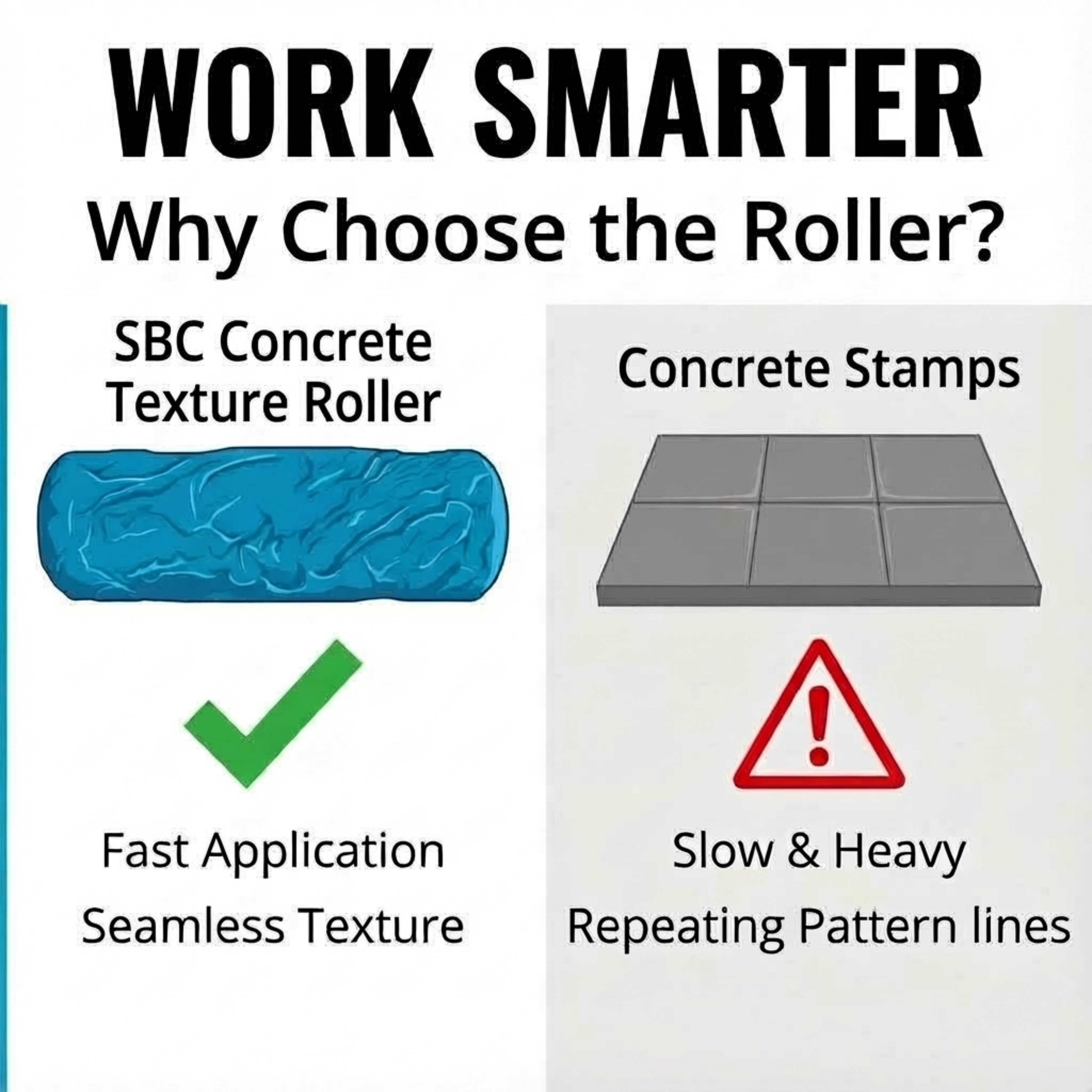 Concrete Texture Rollers–The "Original" Weathered Flagstone Texture Roller