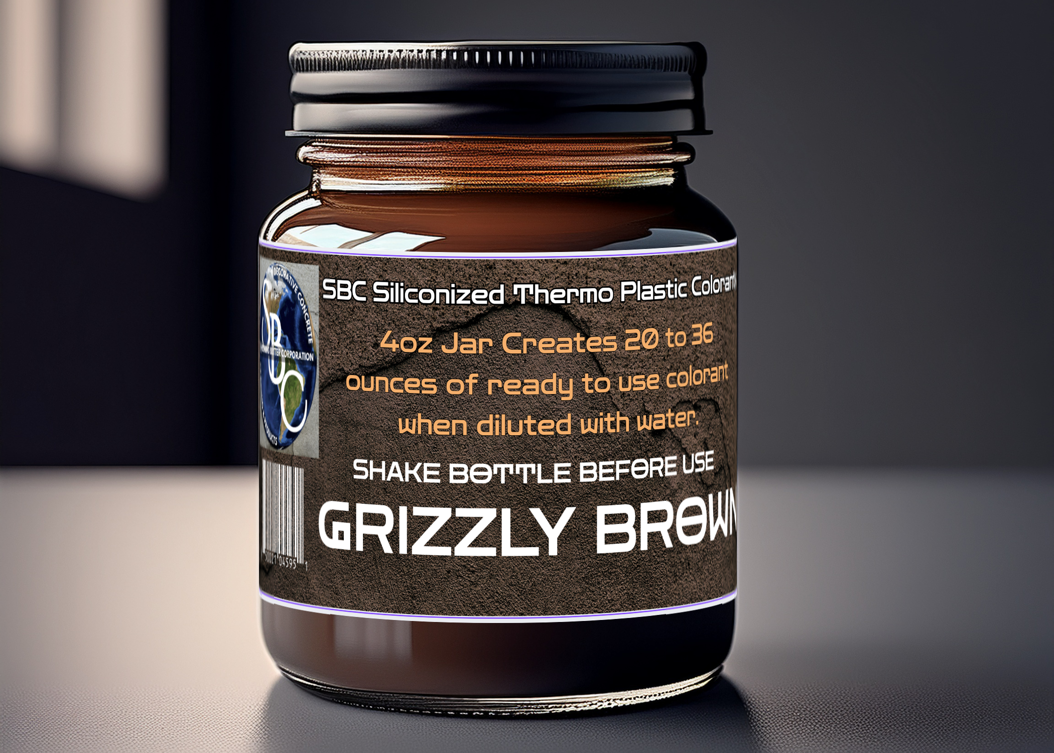 Concrete Acrylic Colorants-4oz Jars - Concrete Stains