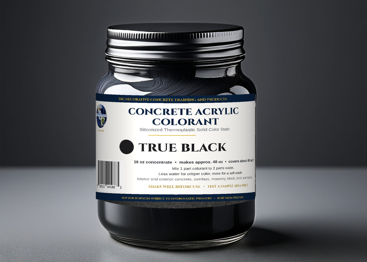 SBC Concrete Acrylic Colorant, Siliconized Thermoplastic Solid Color Stain for Patios, Walls, Floors and Masonry