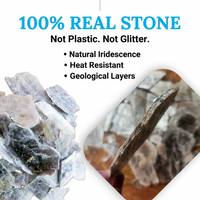 Mica Flakes-Large White Green 1, 1/2" TO 3" Flakes - 8oz, 12lbs, 50lbs