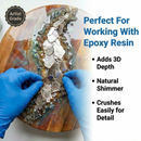 Mica Flakes-Large White Green 1, 1/2" TO 3" Flakes - 8oz, 12lbs, 50lbs