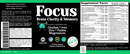 Focus, Brain Focus, Clarity & Memory Vitamin Supplement