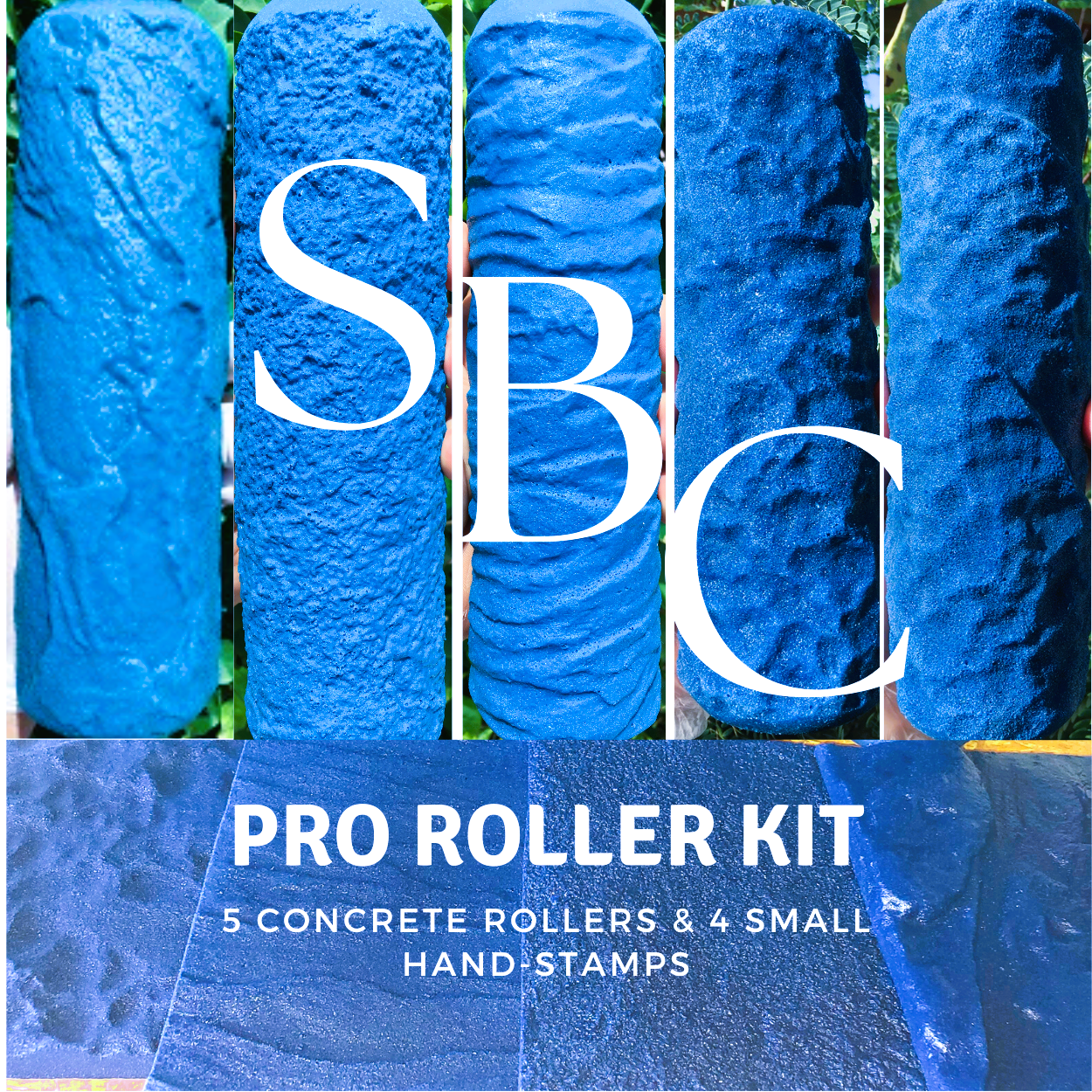 Manufacture SBC Concrete Texture Rollers and Small Stamps - Business Opportunity - Add To SBC Brick and Mortar Store (Copy)