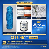 Weathered Flagstone Project Kit: Roller, 2 Colorants, Mica & Sealer + FREE 15-Min Call with Bryan