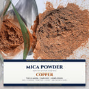 Copper mica powder, 100% pure cosmetic grade, 4 oz
