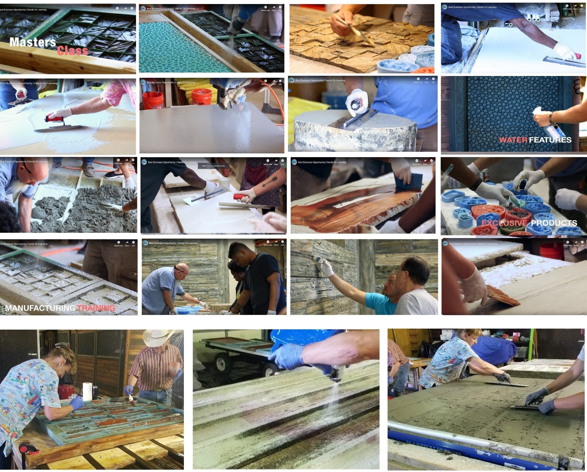 Decorative Concrete Training, Countertops, Flooring, Sinks and More (Home Study Course)