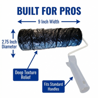 Best Italian Slate Stamp Roller, Concrete Stamping Texture Roller