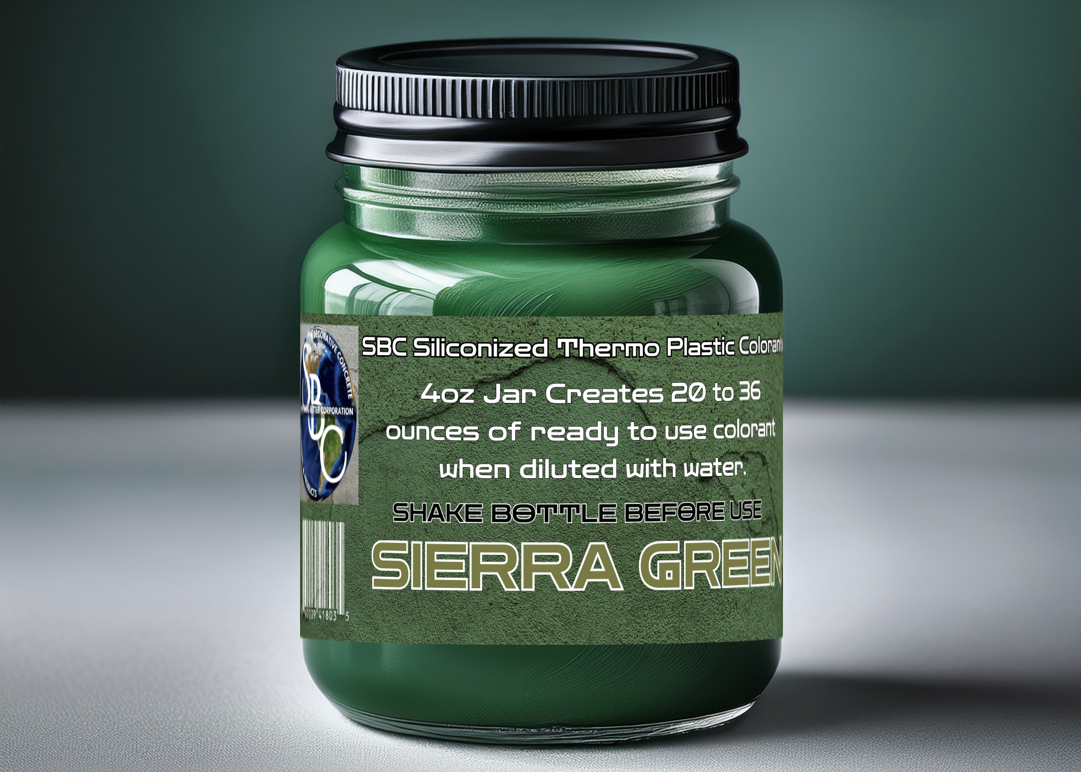 Concrete Acrylic Colorants-4oz Jars - Concrete Stains
