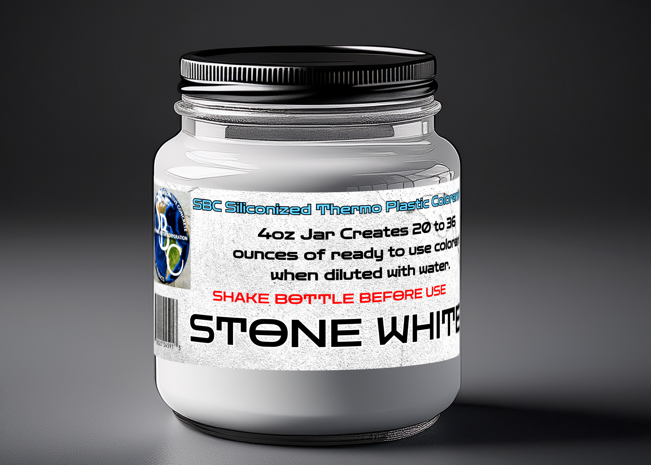 Concrete Acrylic Colorants-4oz Jars - Concrete Stains