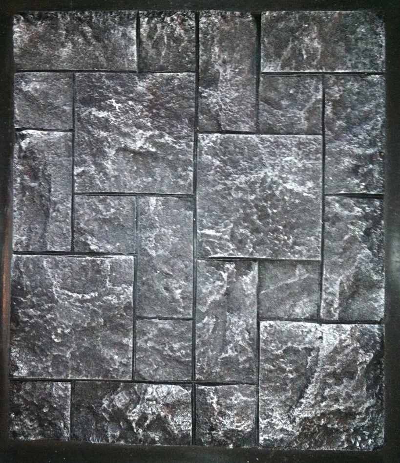 Fireplace surround concrete panel mold