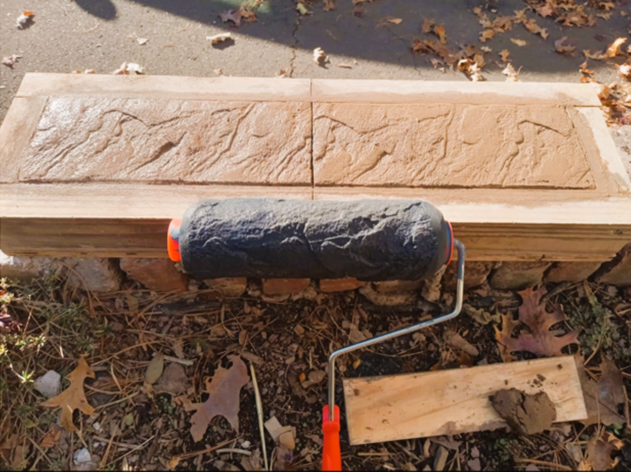 Concrete Texture Rollers–The "Original" Weathered Flagstone Texture Roller