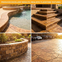 Concrete Texture Rollers–The "Original" Weathered Flagstone Texture Roller