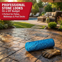 Concrete Texture Rollers–The "Original" Weathered Flagstone Texture Roller