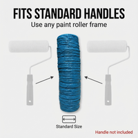 Medium Wood Grain & Exquisite Barnwood Concrete Texture Roller Kit