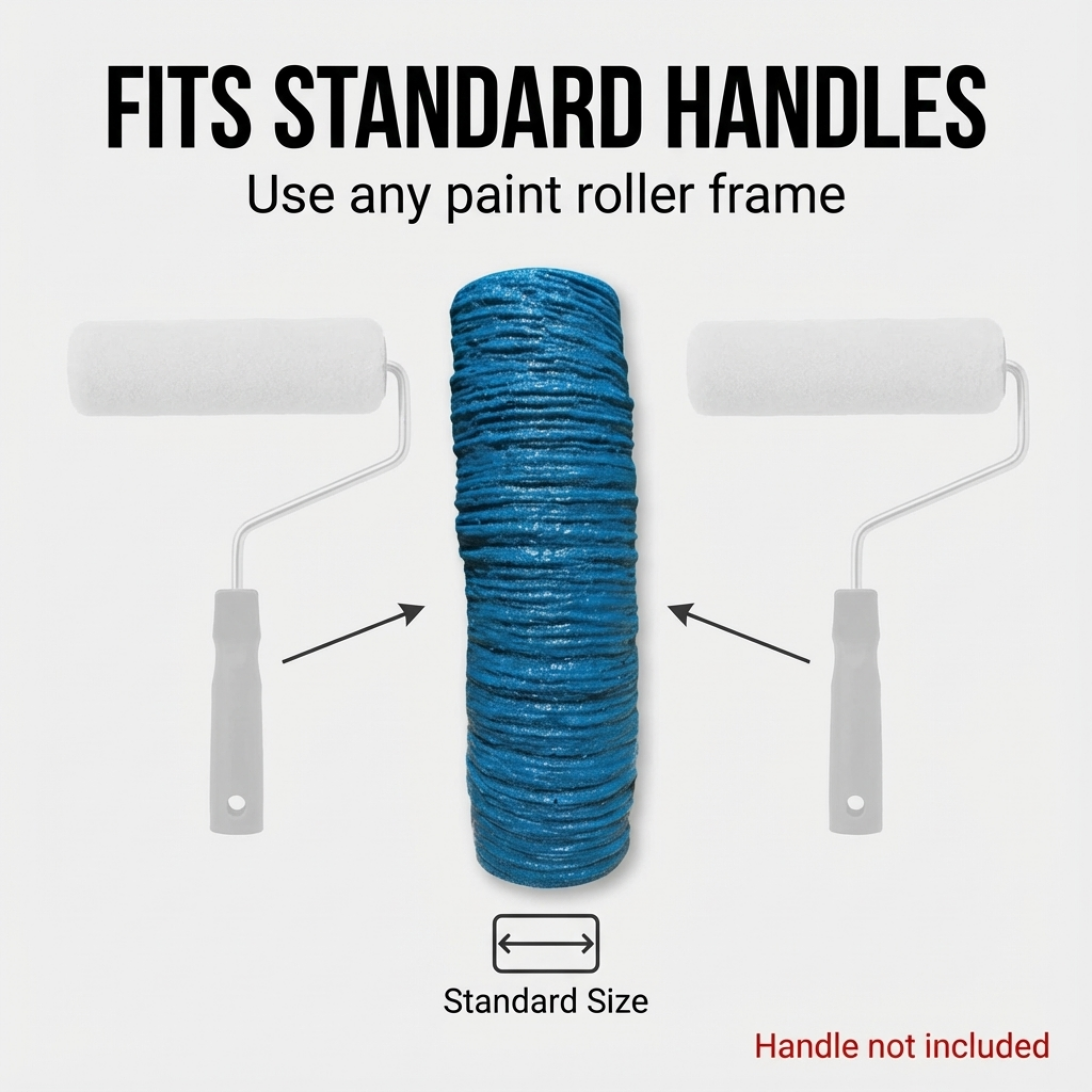 Medium Wood Grain & Exquisite Barnwood Concrete Texture Roller Kit