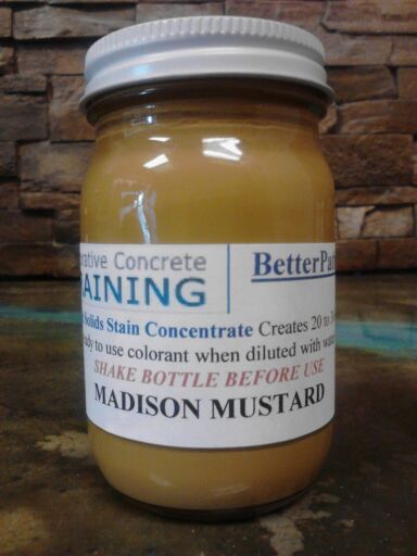 Copy of Concrete Acrylic Colorant-Madison-Mustard-32oz
