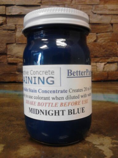 Concrete Acrylic Colorant-Midnight Blue-32oz