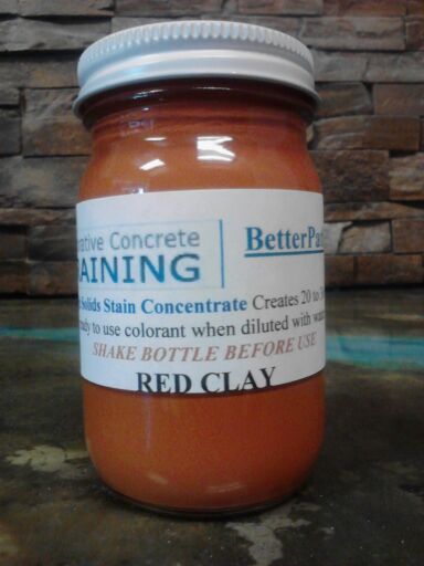 Concrete Acrylic Colorant-Red-Clay-32oz