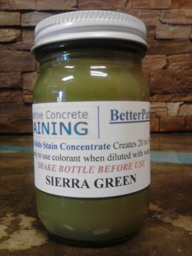 Concrete Acrylic Colorant-Sierra Green-32oz
