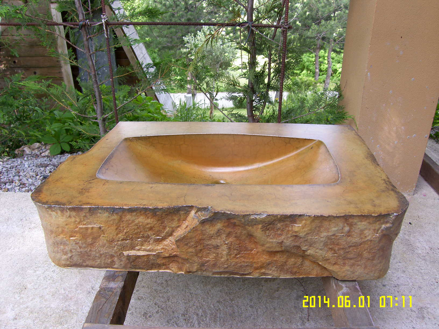 Quarry Stone A, Concrete Countertop And Fireplace Mantle Form-Liner 6-1/2" x 6'